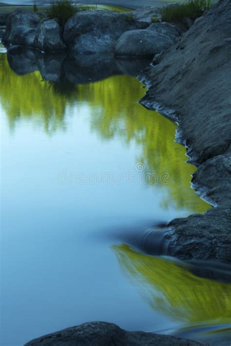 Water With Gentle Turbulence Farmington River Nepaug Forest C Stock