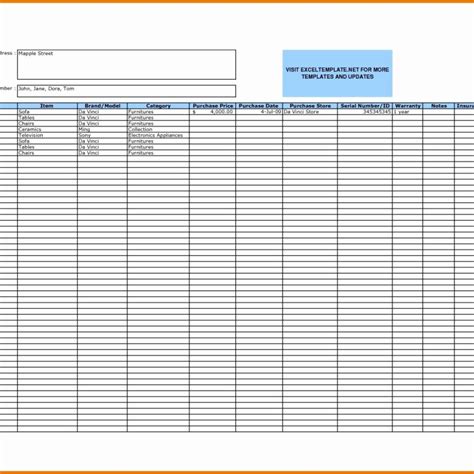 Clothing Store Inventory Spreadsheet Template 2018 Spreadsheet App