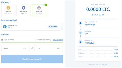 You can also use it for ethereum and other supported coins. Coinbase Users Can Now Buy and Sell Litecoin - CoinDesk