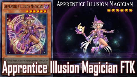 Yu Gi Oh Duel Links Apprentice Illusion Magician Ftk Using Only Monsters Youtube