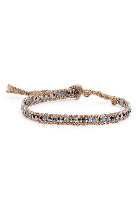 Chan Luu Swarovski Crystal Single Wrap Bracelet Lyst