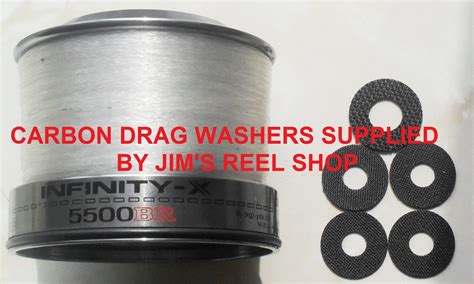 Daiwa Infinity X Br Carbon Drag Washers Jim S Reel Shop