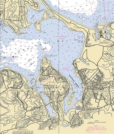 Northport New York Nautical Chart Mixed Media By Sea Koast Fine Art