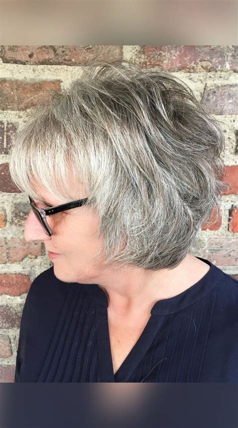 36 short grey hair over 60 with glasses idreesdenver