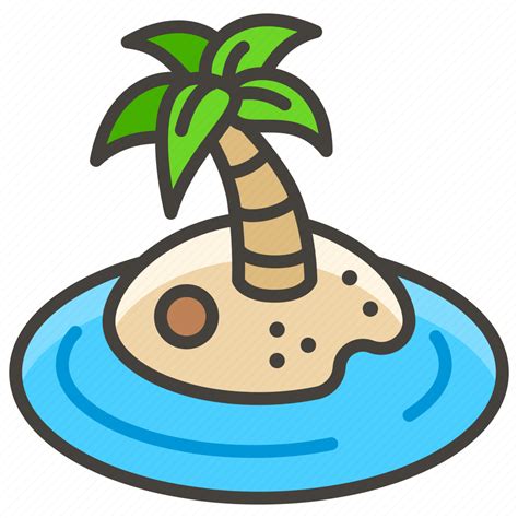 1f3dd Desert Island Icon Download On Iconfinder