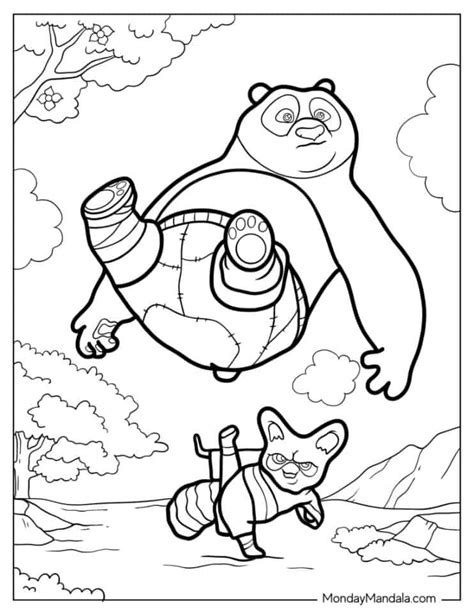 26 Kung Fu Panda Coloring Pages Free Pdf Printables