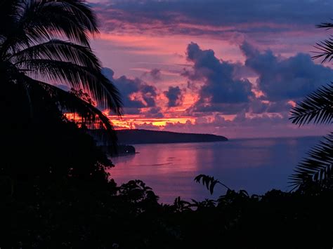 Sunset In Palawan Philippines Rpics