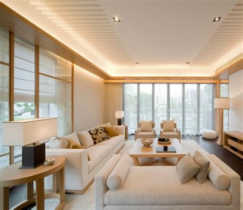 Glamorous Interior House Design With Cream Tons
