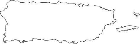 Printable Blank Map Of Puerto Rico