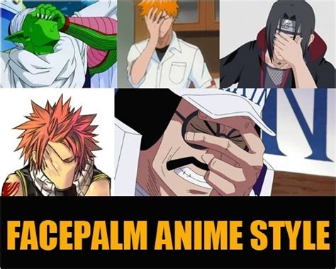 Facepalm Anime Style Redgage