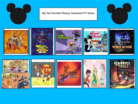Top 10 Favorite Disney Animated Series By Mcctoonsfan1999 On Deviantart