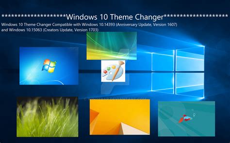 Windows 10 Theme Changer By Win7tbar On Deviantart