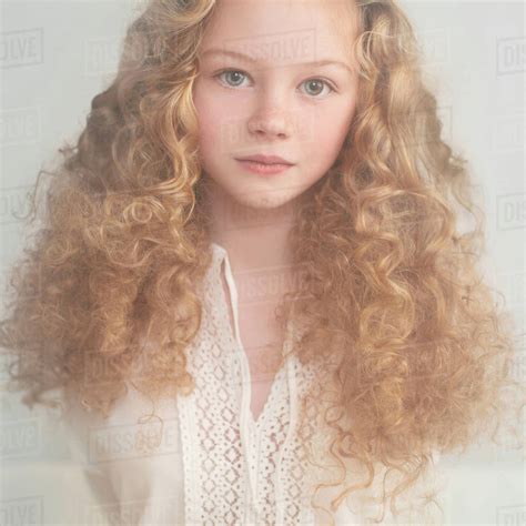 teen girl with curly hair telegraph