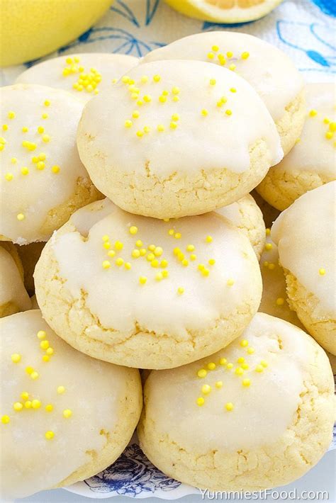 Glazed Lemon Sugar Cookies Recipe From Yummiest Food Cookbook
