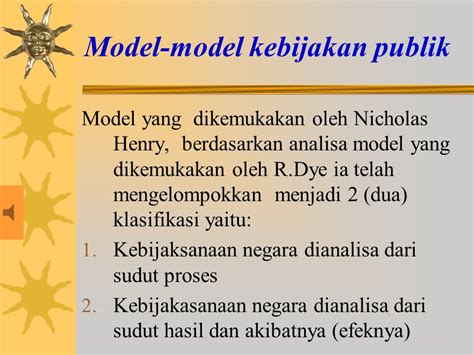 Model Model Kebijakan Publik Menurut Para Ahli Seputar Model