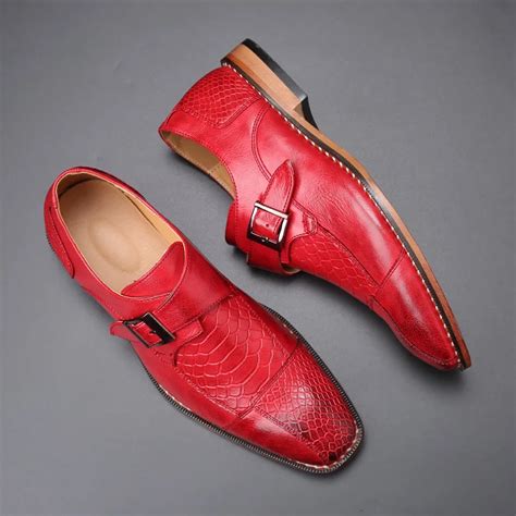 Formal Shoe Men Square Toe Dress Flats Loafers Loafers Shoes Men