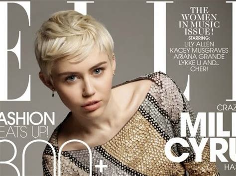 Blog De La Tele Miley Cyrus Cubre La Portada De La Revista ELLE De