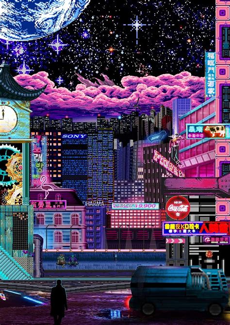 Aesthetic Pixel Art 8 Bit Japan Hd Phone Wallpaper Pxfuel