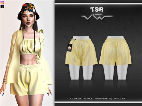 The Sims Resource Clothes Set 137 Short Bd495