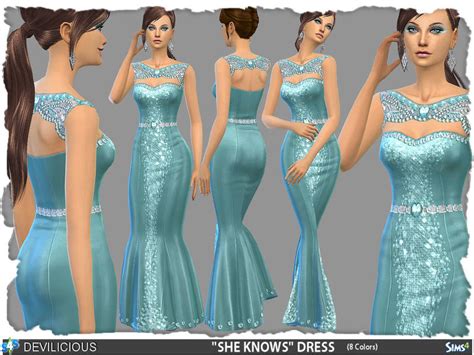 Long Bodycon Dress The Sims 4 P1 Sims4 Clove Share
