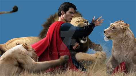 Superman Vs Lions Model By Loganchico On Deviantart