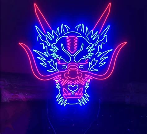 Dragon Inspired Neon Sign Z Br