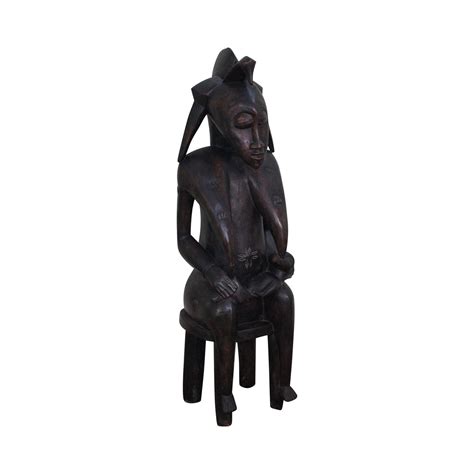 Hand Carved Tribal African Fertility Statue Chairish