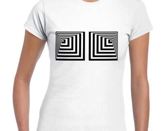 Optical Illusion Boob Tshirt Etsy Canada