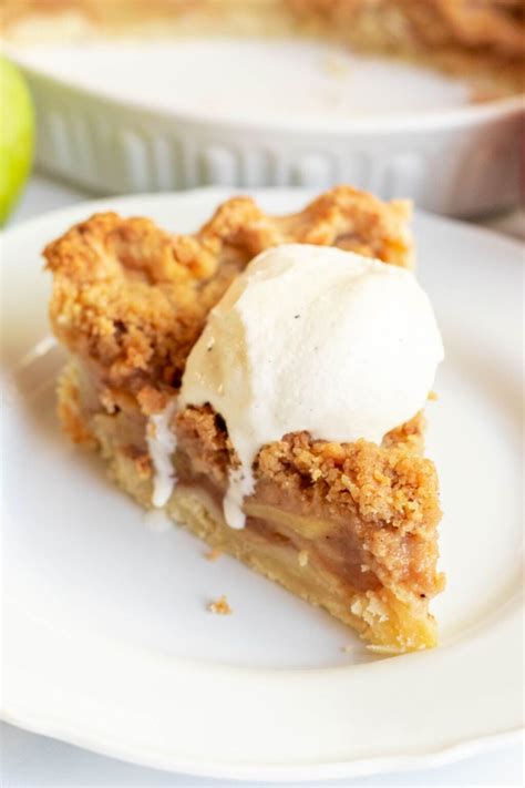 Apple Crumble Pie Dutch Apple Pie Rich And Delish