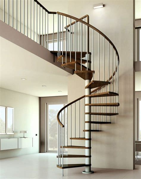 Contemporary Simple Spiral Staircase Homedit