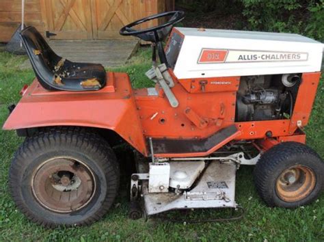 1970 Allis Chalmers Garden Tractor Riding Lawn Mowers Lawn Tractor