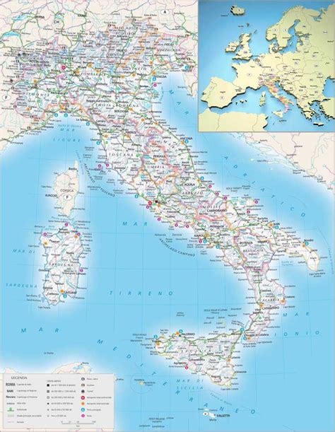 Gect ru Политические карты Италии