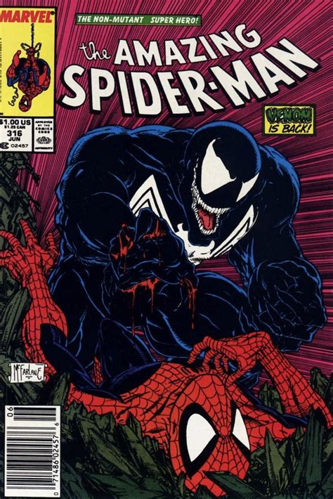 10 Greatest Todd Mcfarlane Covers Venom Comics Spiderman Comic Covers