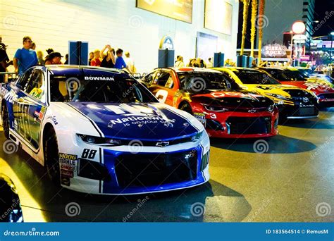 Race Cars In Downtown Las Vegas Editorial Stock Image Image Of