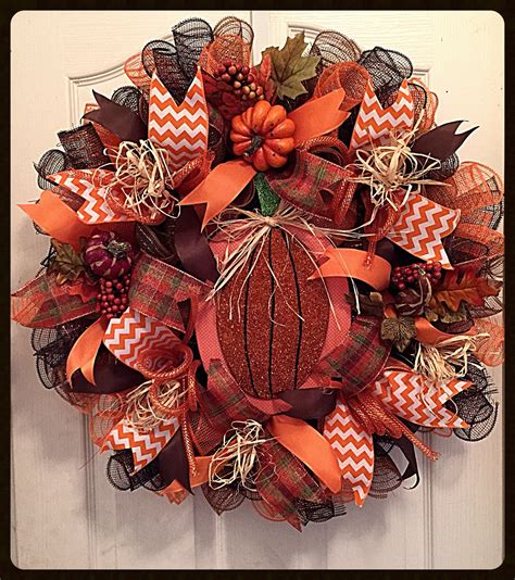 Etsy Your Place To Buy And Sell All Things Handmade Fall Deco Mesh