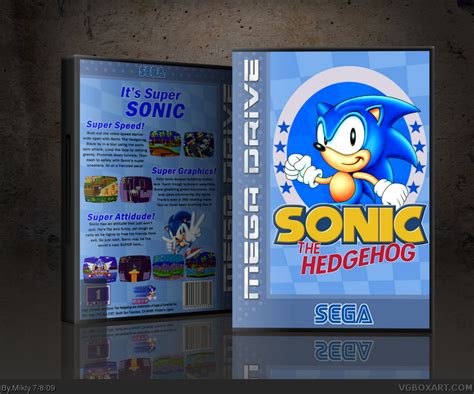 Sonic The Hedgehog Genesis Box Art Cover By Mikly