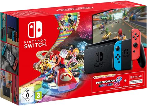 Bon Plan Console Nintendo Switch Bundle Mario Kart 8 Deluxe Et 3 Mois