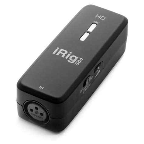 Ik Multimedia Irig Pre Hd Mic Interface For Ios Android Mac And Pc Na