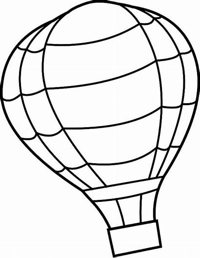 Balloon Coloring Air Pages Colouring Printable Amazing
