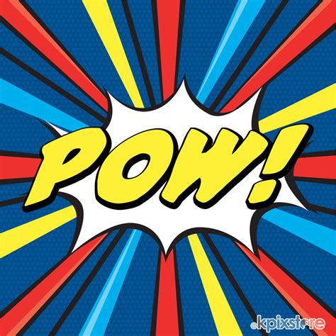 Pop art was brash, young and fun and hostile to the artistic establishment. Stampa POW! Pop Art su Poster e Quadri su misura - Kpixstore