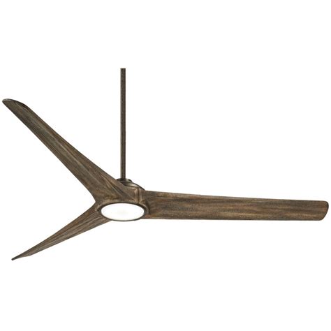 Minka Aire 84 Timber 3 Blade Led Propeller Ceiling Fan With Light