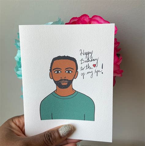 Black Man Birthday Card Black Birthday Card Black Birthday Etsy