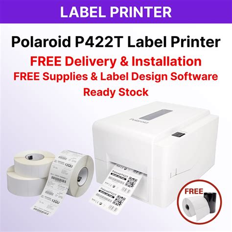 Sg Stock Polaroid P422t Label Printer Supplies Computers And Tech