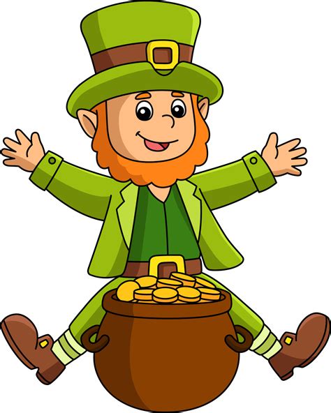 Saint Patricks Day Leprechaun Cartoon Clipart Vector 5723278 Vector Art