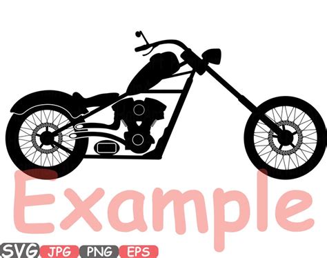 Choppers Monogram Motorbike Cutting Files Svg Motorcycle Svg Etsy