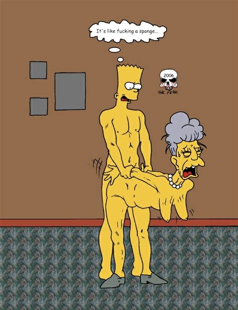 Rule 34 Agnes Skinner Bart Simpson Breasts Color Female Front View