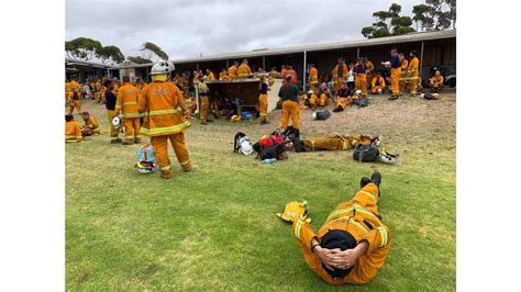 Photos Show Tired Australian Firefighters Lying On Grass As They Take A Break Cnn