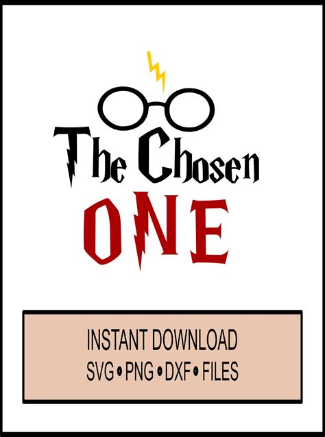 SVG The Chosen One Cricut und Silhouette Instant Download | Etsy