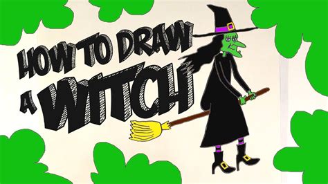 How To Draw A Witch On A Broom Deceases Blogsphere Galleria Di Immagini