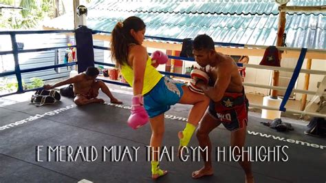 emerald muay thai gym krabi ao nang thailand youtube